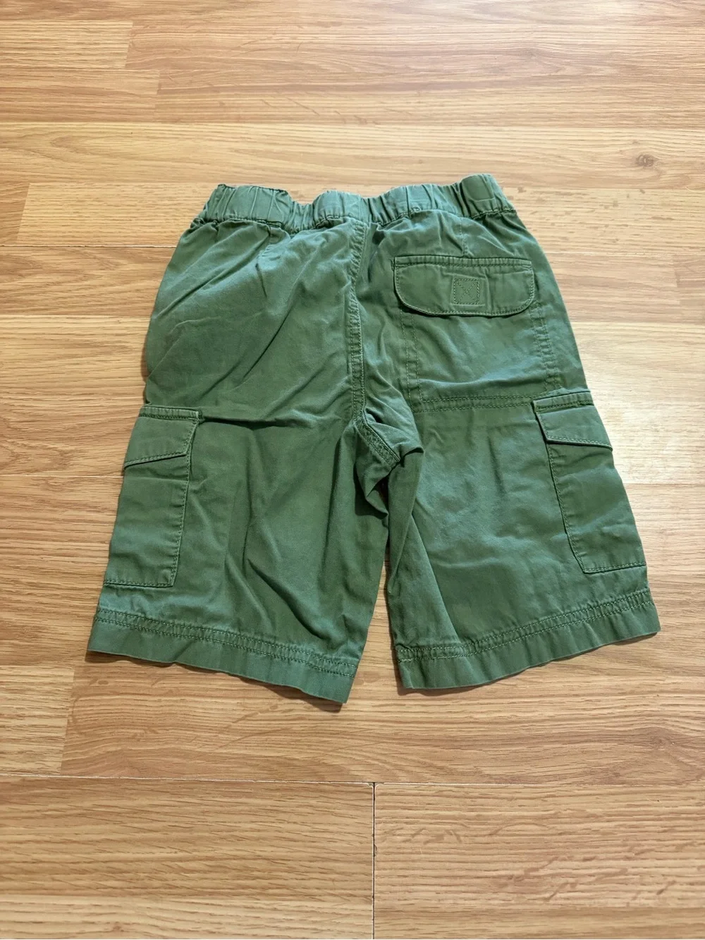 fabkids Olive Green Cargo Shorts with Drawstring